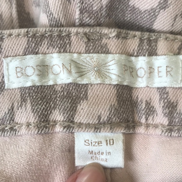 Boston Proper Leopard Print Jean - Picture 4 of 4